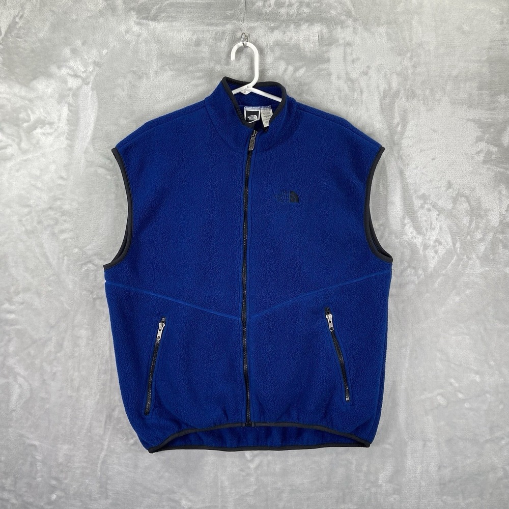 VTG The North Face Vest Mens XL Fleece Full Zip Lightweight Outdoor USA Made